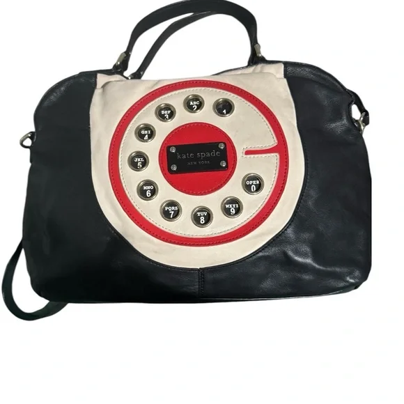 VINTAGE-KATE SPADE CALL ME HAYDEN PHONE BAG- GOOD CONDITION - Picture 2 of 11